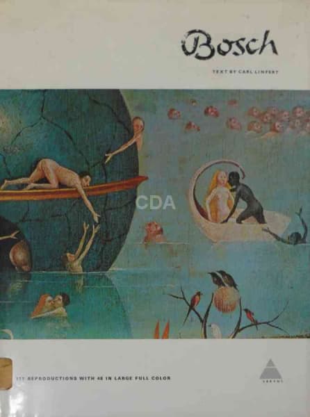 Carl Linfert (Texto) - Hieronymus Bosch - Harry Abrams Pub., New York. Em Inglês - Capa dura. 135pp — Não identificado