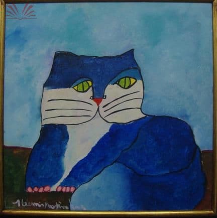 Gato azul — Aldemir Martins, 2002