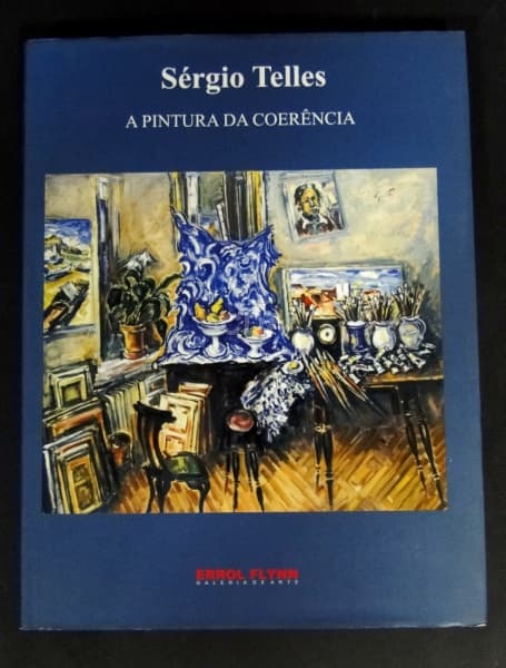 Sérgio Telles "A PINTURA DA COERÊNCIA" , grande formato, capa dura com contra capa, livro no — Não identificado