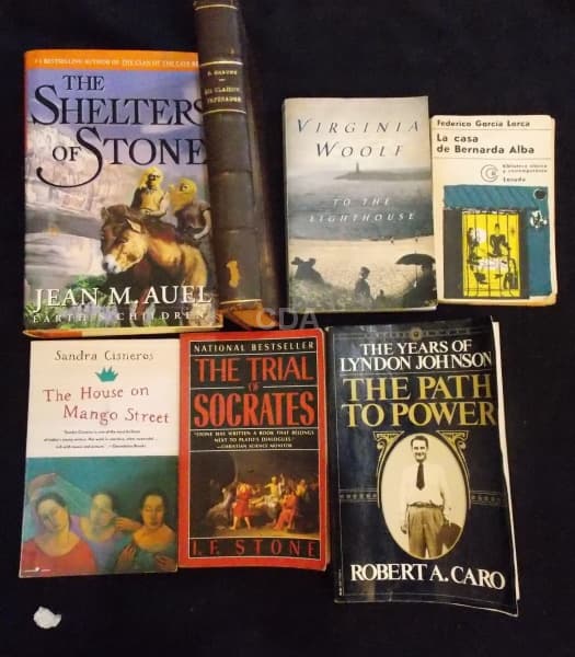 Lote contendo 7 livros diversos — Não identificado