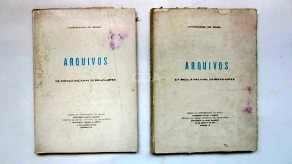 Artes - Vários - Arquivos da Escola Nacional de Belas Artes ? Nºs 8 e 9 - Universidade do Brasil - — Não identificado