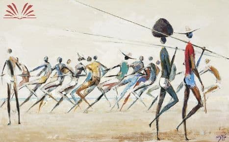 Puxada de Rede — Hector Carybé, 1968