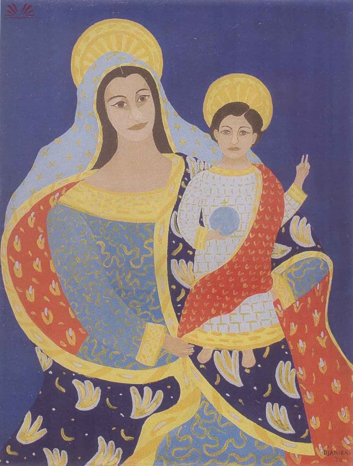 Nossa Senhora com menino — Djanira da Mota e Silva