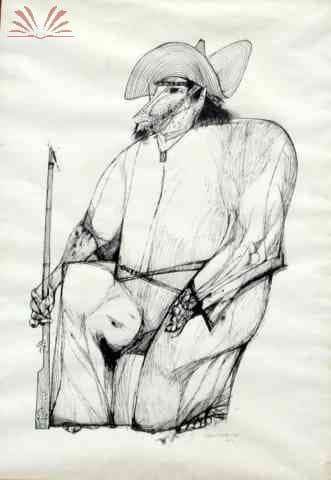 Cangaceiro- Série Canudos — Aldemir Martins, 1966