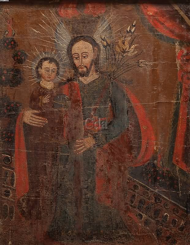 São José com o Menino Jesus — Não identificado