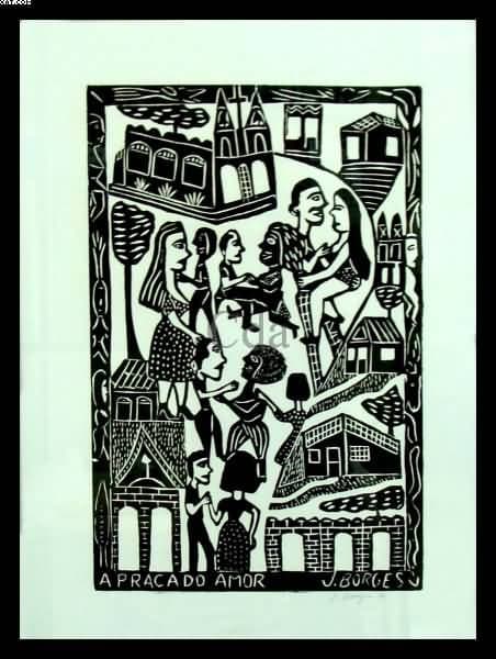 A praça do amor — J.Borges