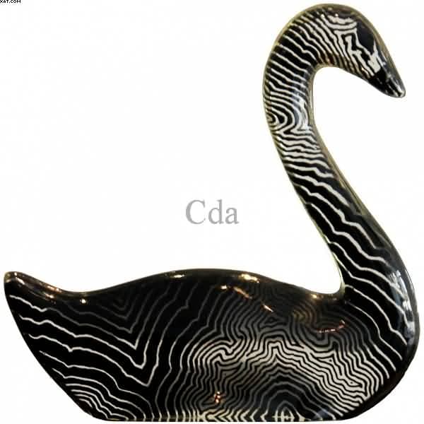 Cisne Preto e Branco — Abraham Palatnik