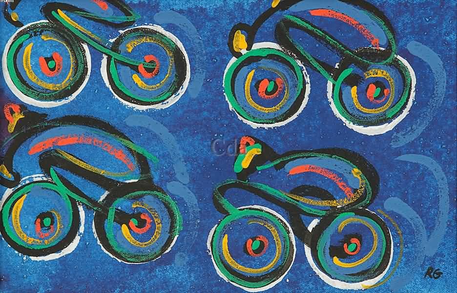Ciclistas — Rubens Gerchman