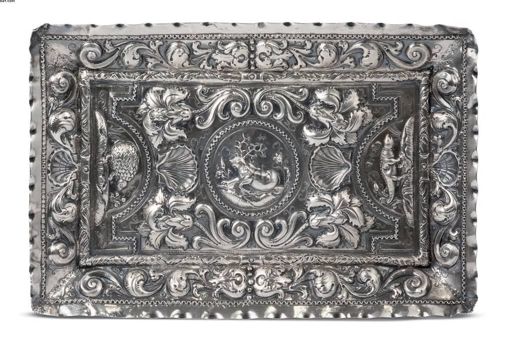 Bandeja Retangular — Não identificado, 1887