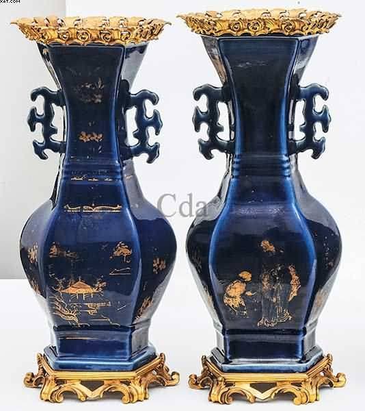 Par de vasos Companhia das Índias — Não identificado