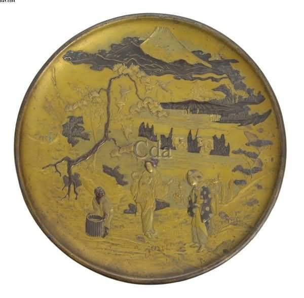 Medalhão de bronze — Não identificado
