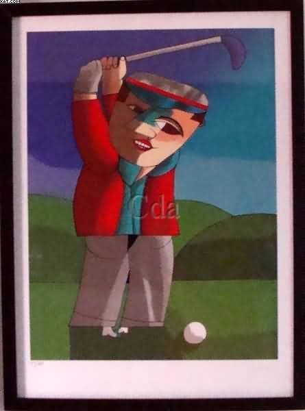 Jogando golfe — Inos Corradin