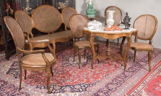 Conjunto para sala de visitas — Não identificado