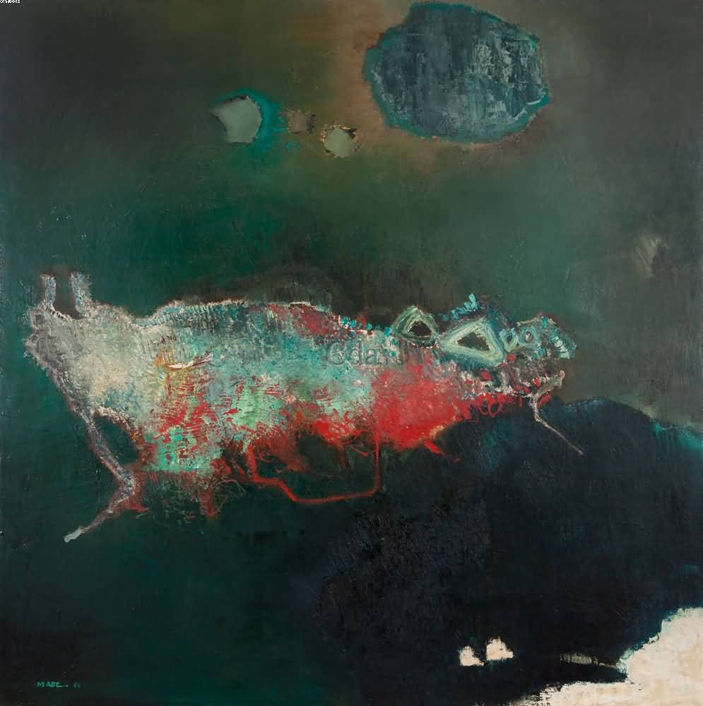 Sonho de uma Noite — Manabu Mabe, 1964