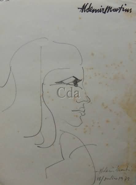 Figura feminina — Aldemir Martins, 1975