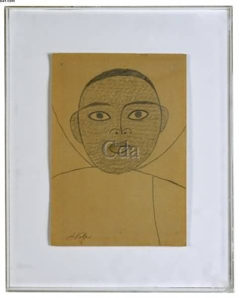 Anjo Negro — Alfredo Volpi, 1950