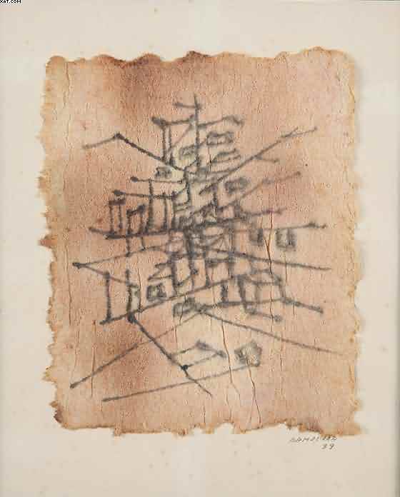 Sem titulo — Antônio Bandeira, 1959