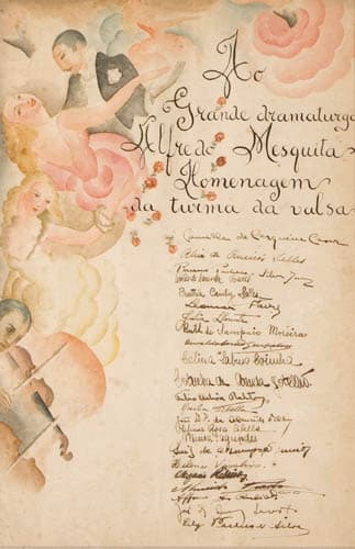 Ao grande Dramaturgo Alfredo Mesquita — Antonio Gonçalves Gomide, 1936