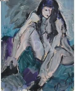 Mulher sentada — Antonio Helio Cabral