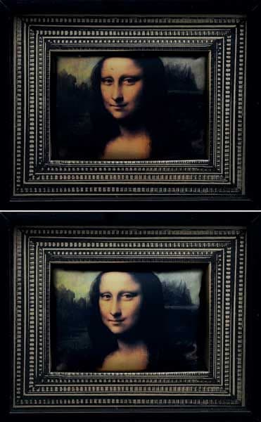 Pendant de Almofada Monalisa — Nelson Leirner, 2004