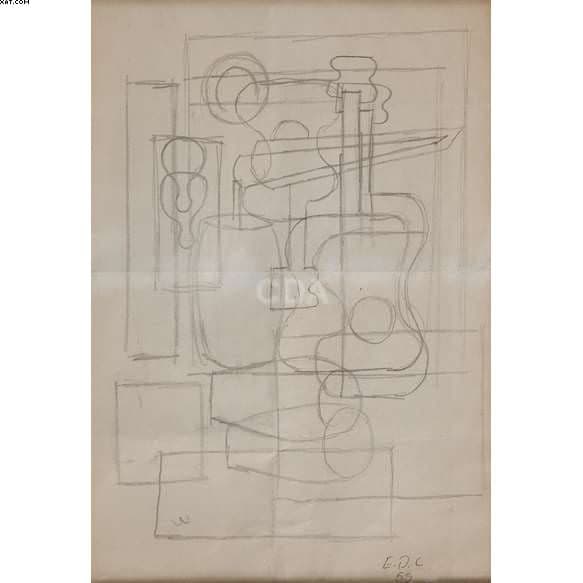 Composição — Di Cavalcanti, 1959