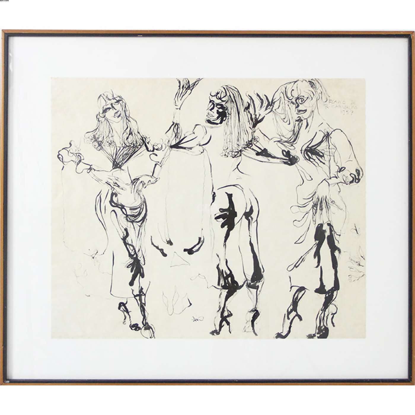 Figuras Femininas — Flávio de Carvalho, 1957