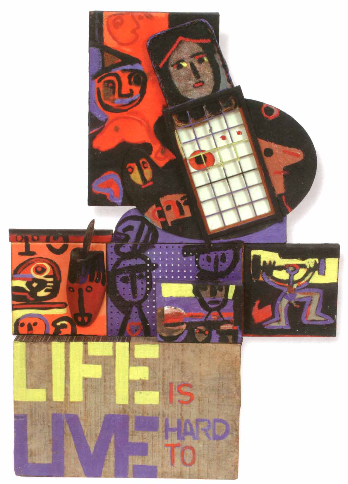 Life is hard to life — Rubens Gerchman, 1980