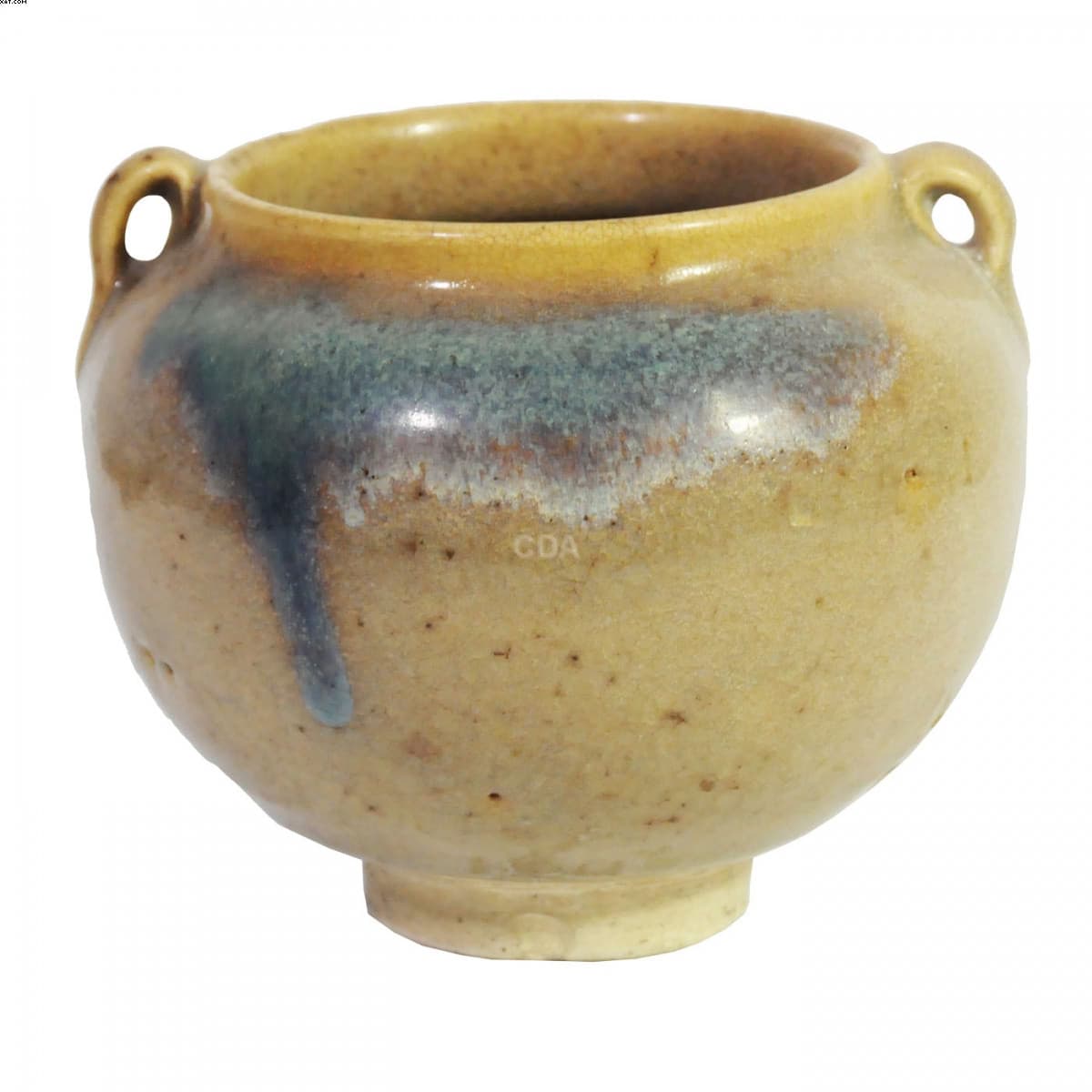 Vaso em cerâmica policromada — Não identificado