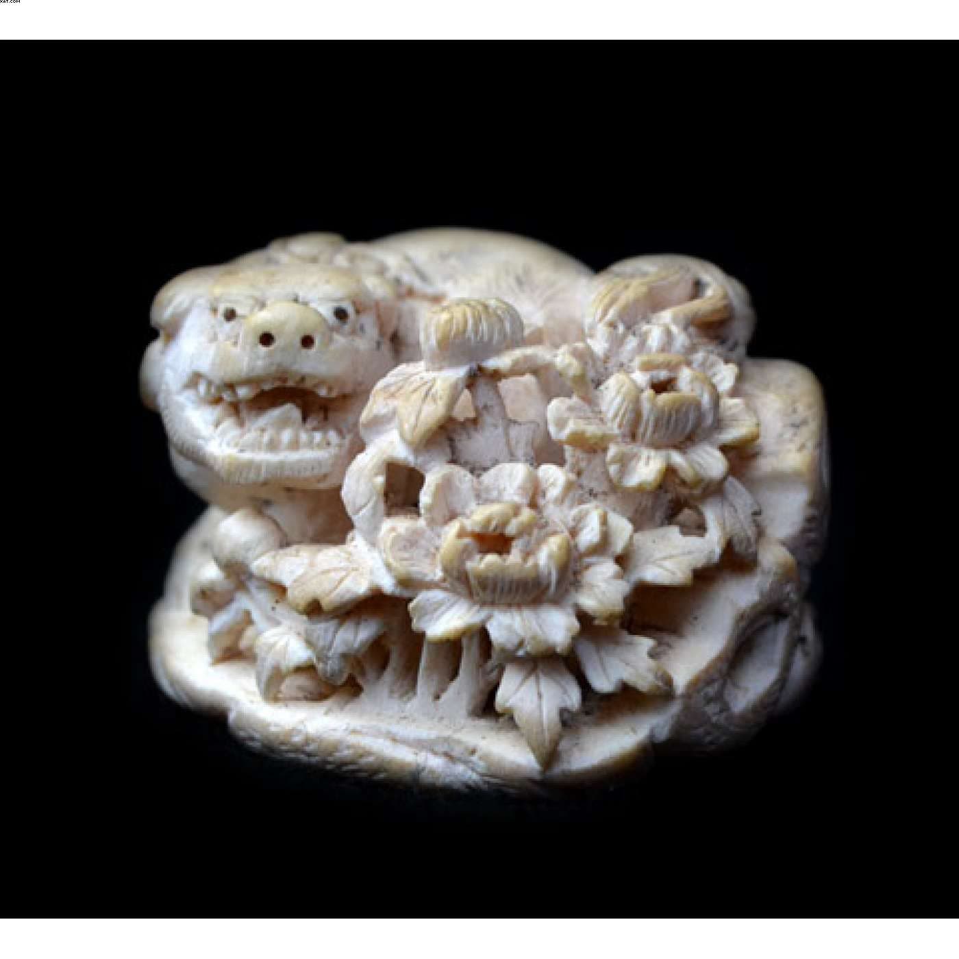 Netsuke de marfim — Não identificado