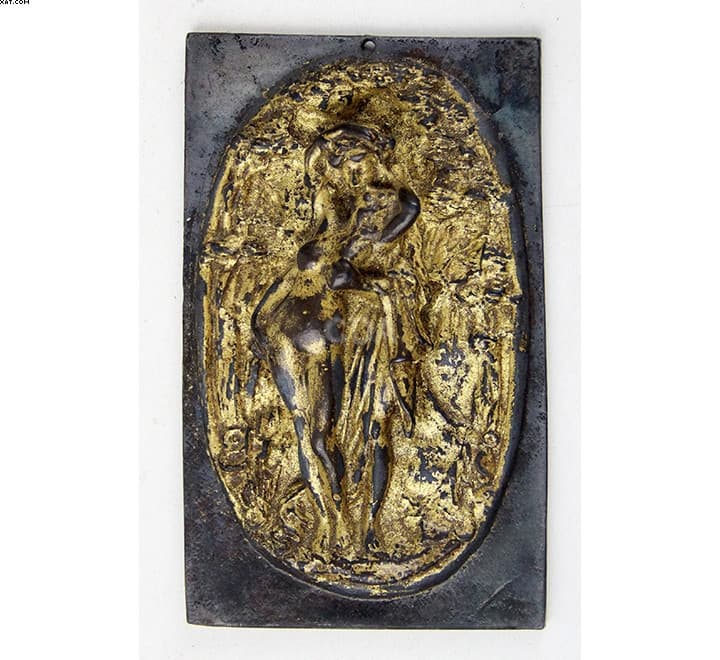 Placa de bronze — Não identificado