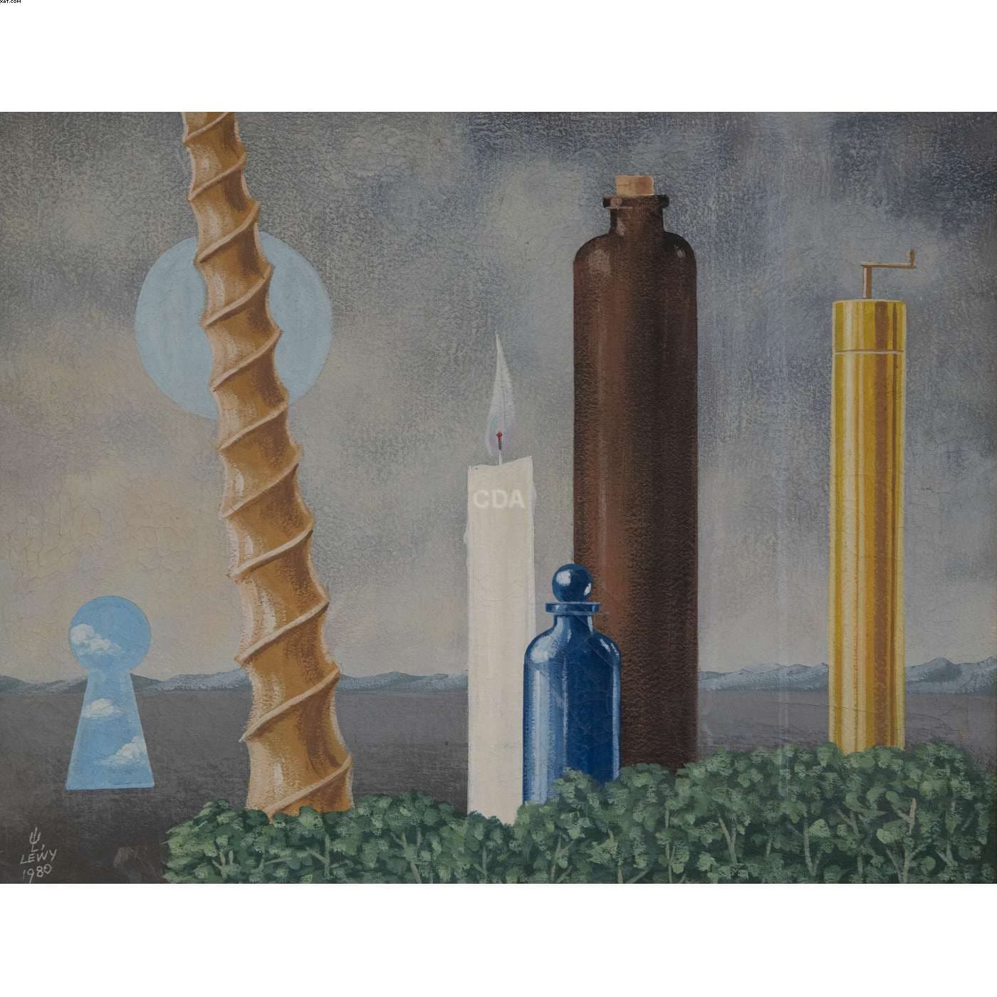 Vidros e vela — Walter Lewy, 1980