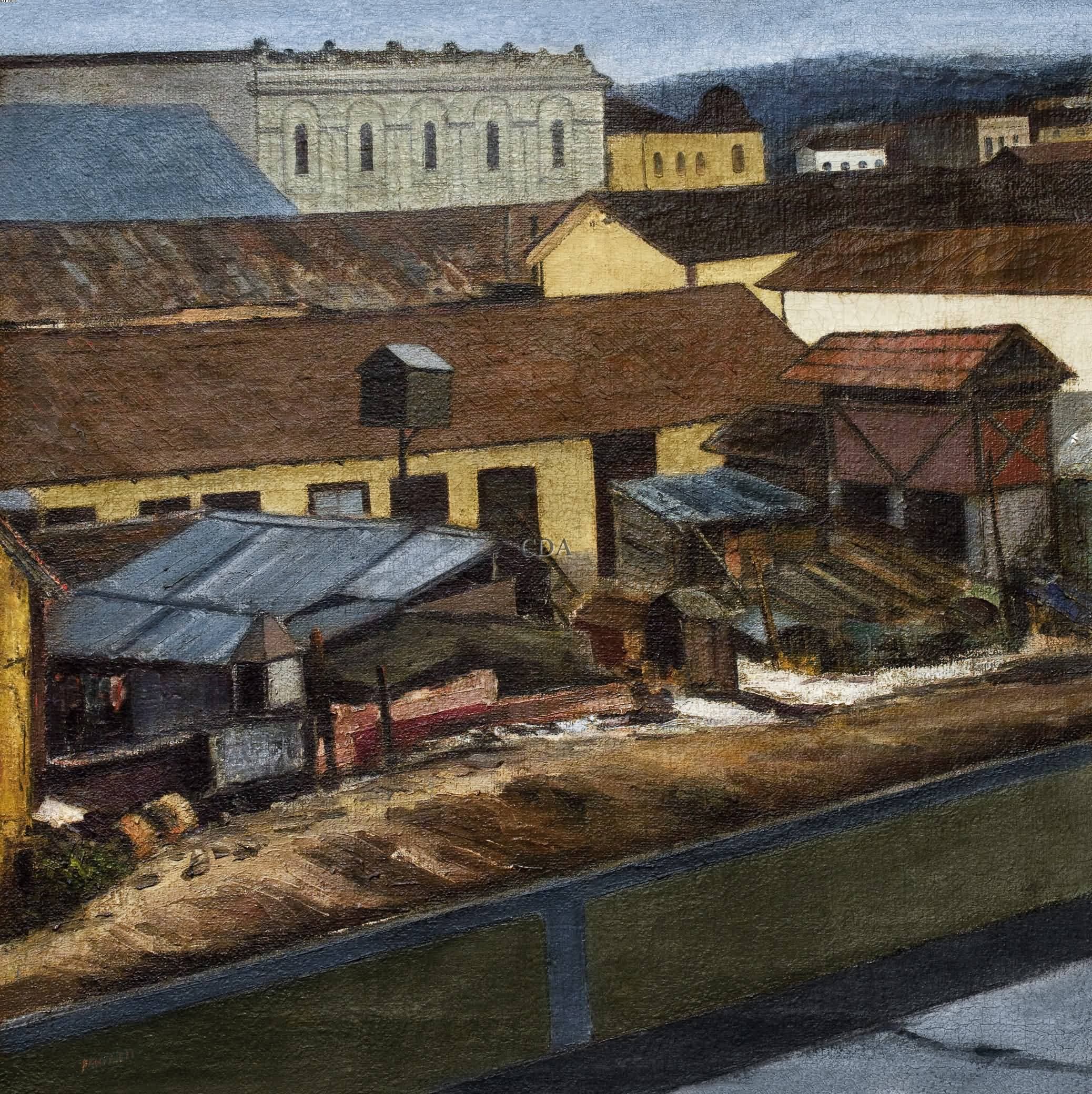 Paisagem de Agonia – Rua de Santana — José Pancetti, 1937