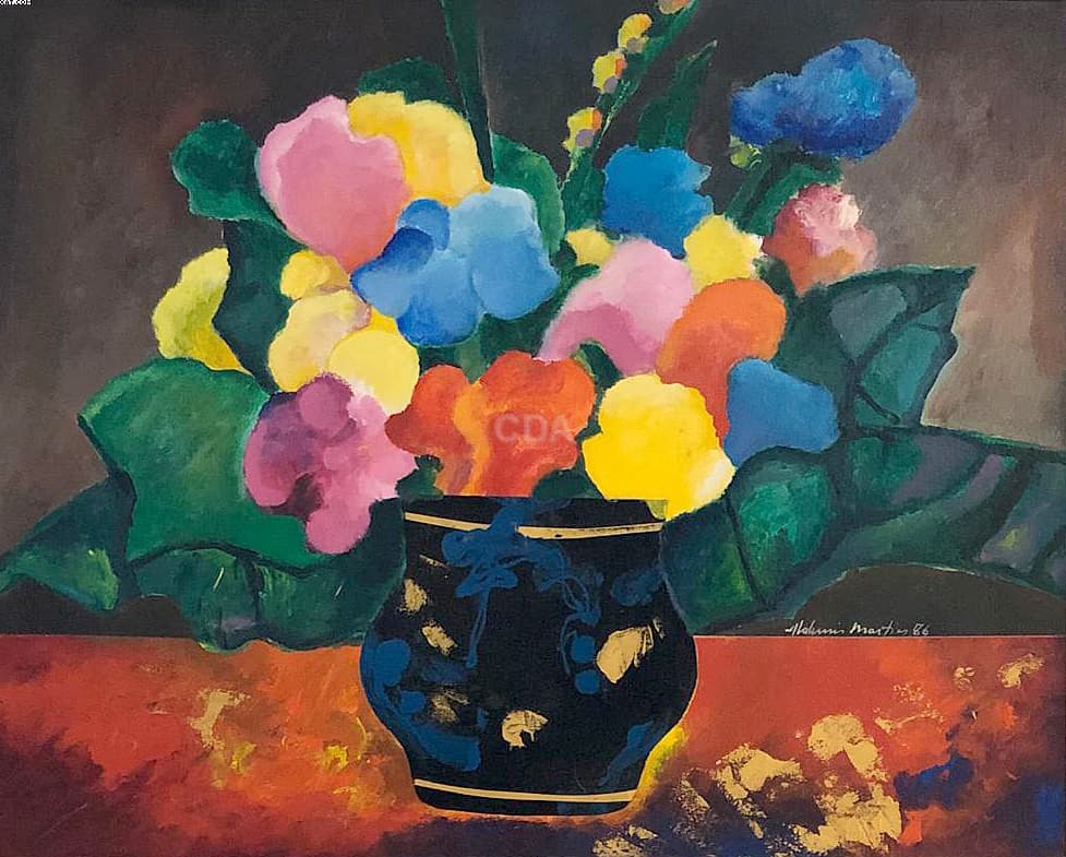 Vaso de flores — Aldemir Martins, 1986