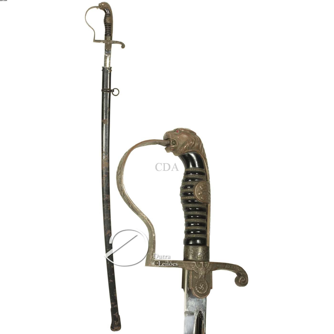 Sabre de oficial do Exército Alemão modelo Holler — Não identificado