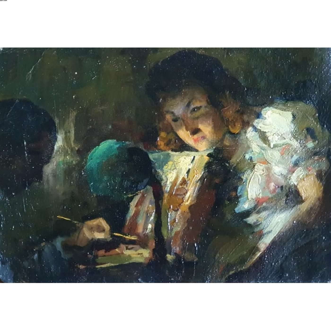 Auto-retrato com Maria da Paz — Dario Mecatti