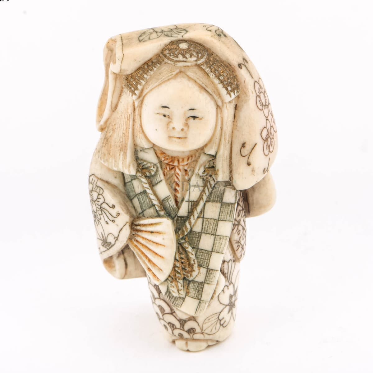 Netsuke em marfim — Não identificado
