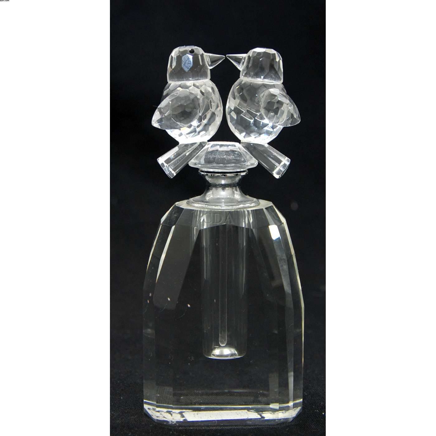 Perfumeiro em bloco de cristal — Não identificado