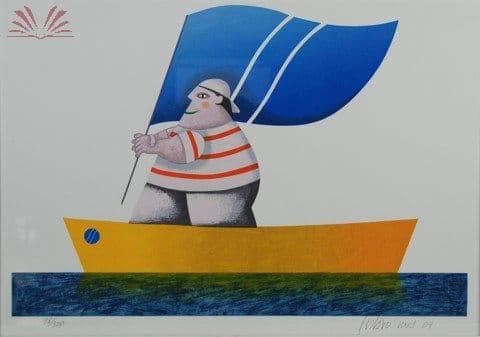 Barco com menino18/300 — Gustavo Rosa, 2004