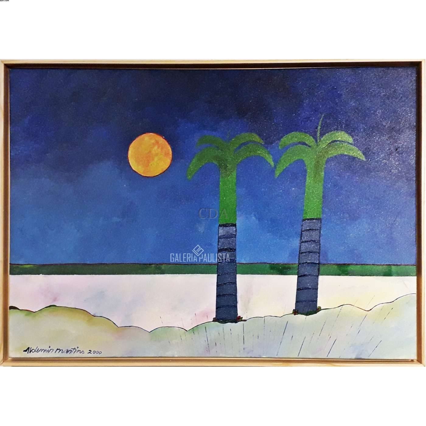 Marinha com Coqueiros — Aldemir Martins, 2000