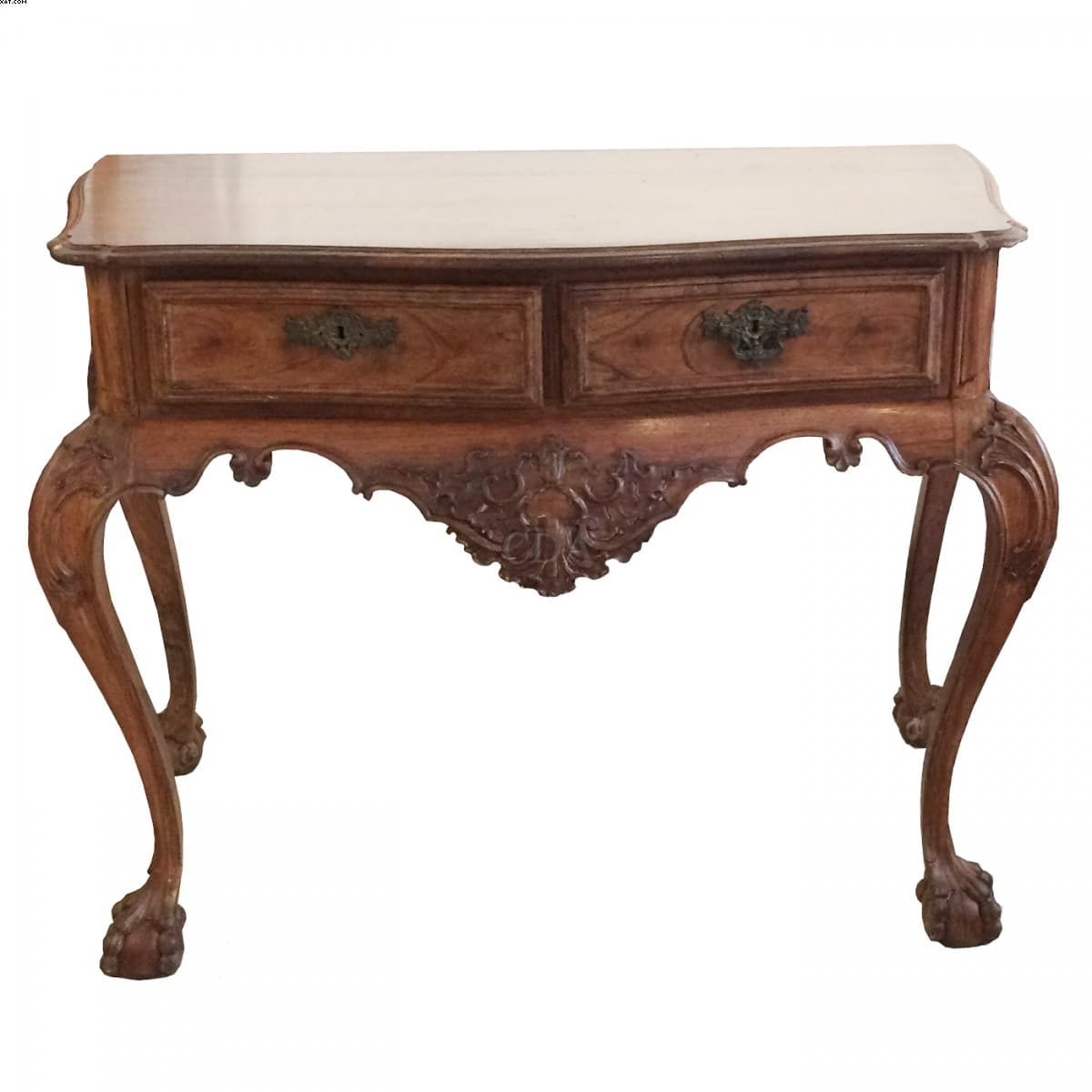 Mesa de encostar em jacarandá — Não identificado