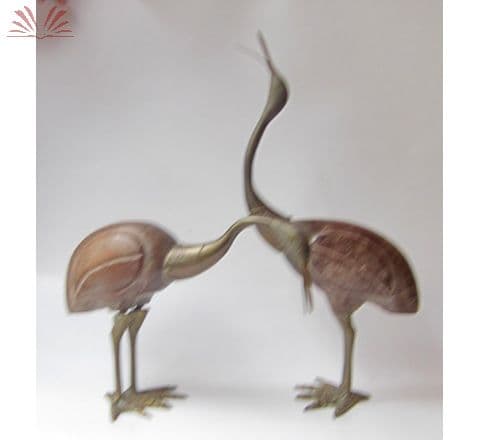 Pendant de estatuetas nas figuras de garças — Não identificado, 1970