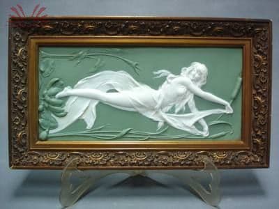 Art Nouveau em biscuit — H.Rook