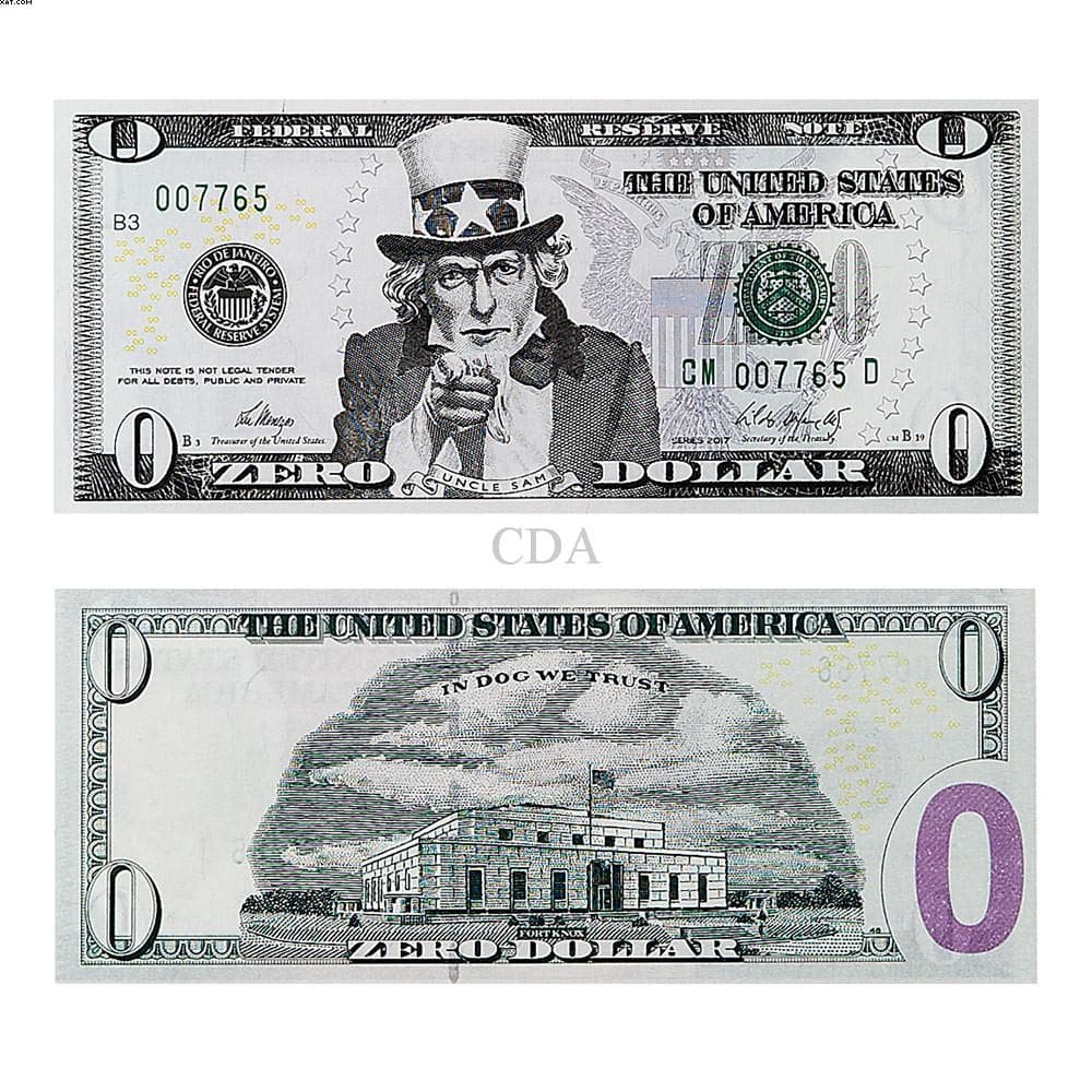 Zero Dollar — Cildo Meireles