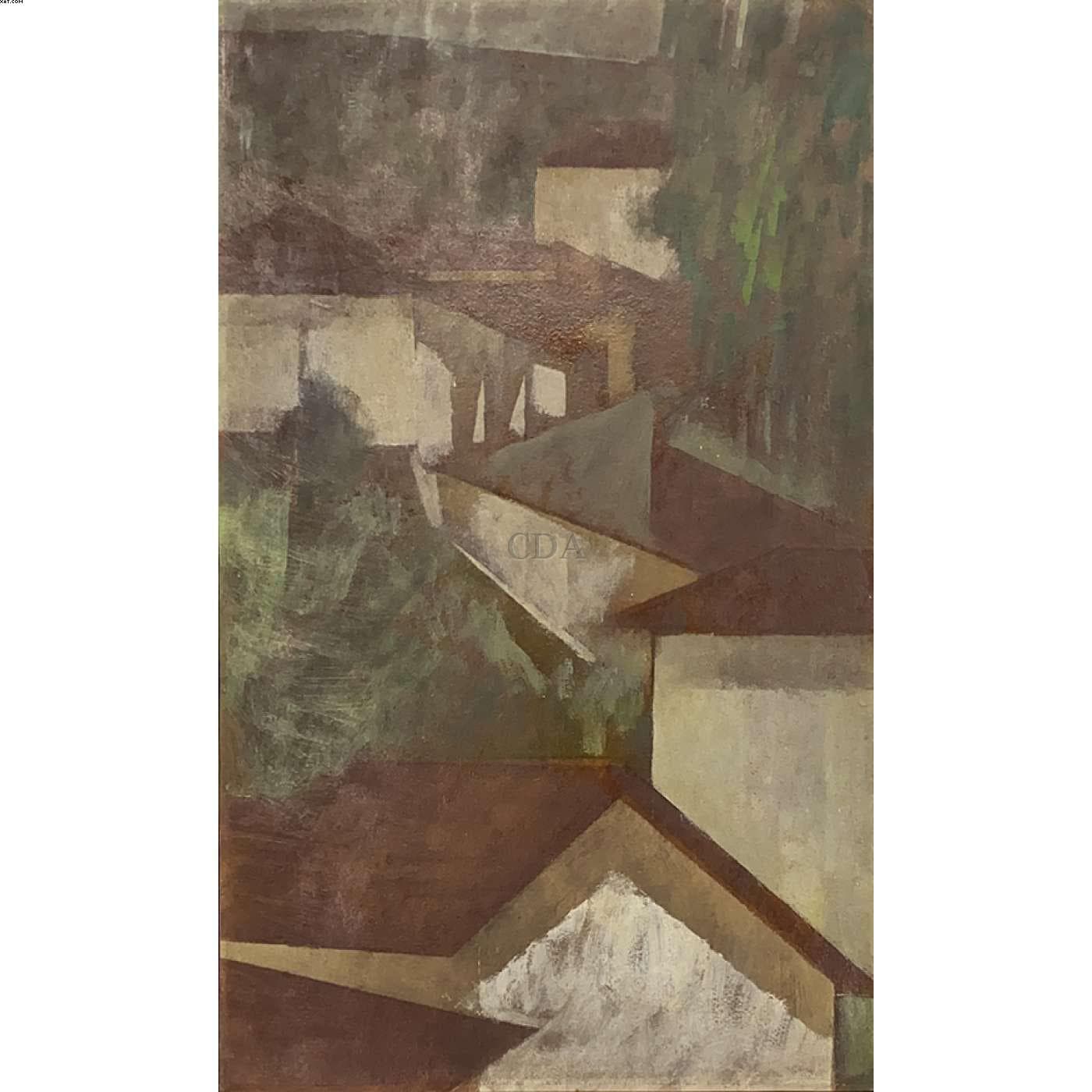 Paisagem de Ouro Preto — Carlos Scliar, 1962