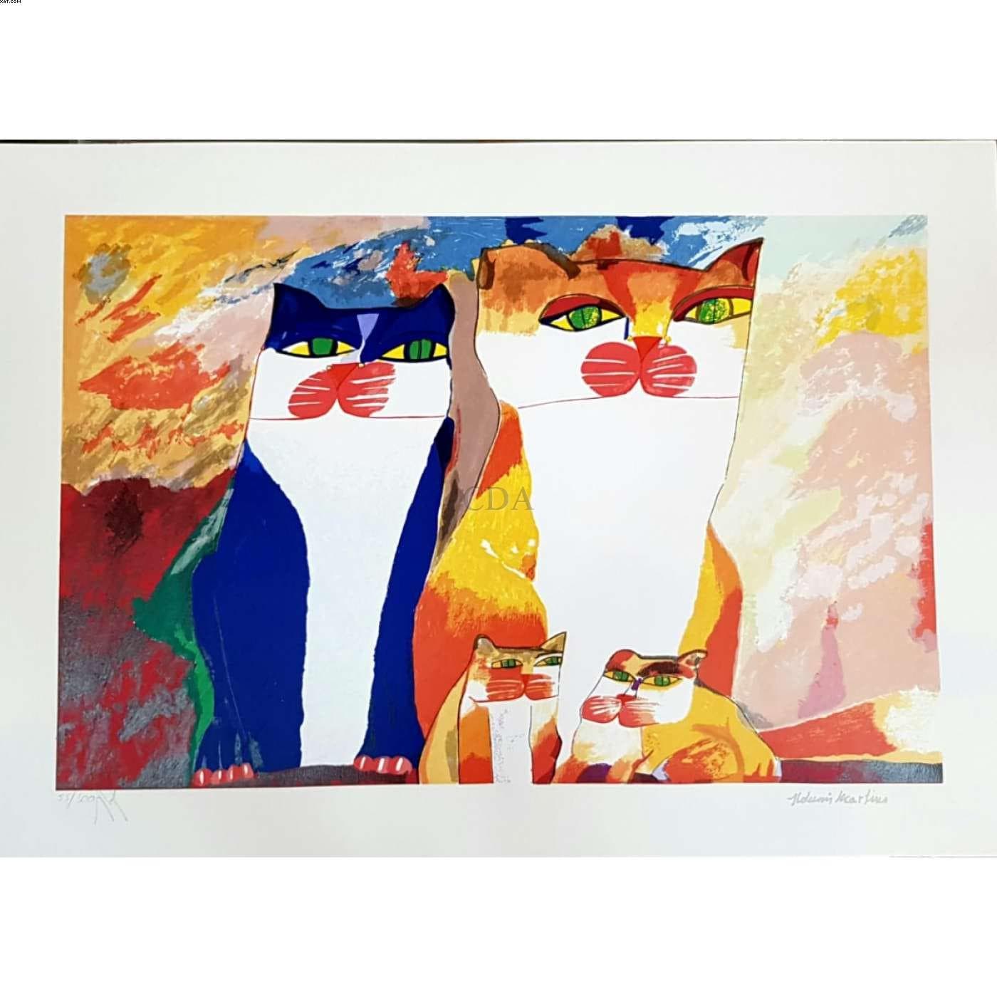 Família de gatos — Aldemir Martins