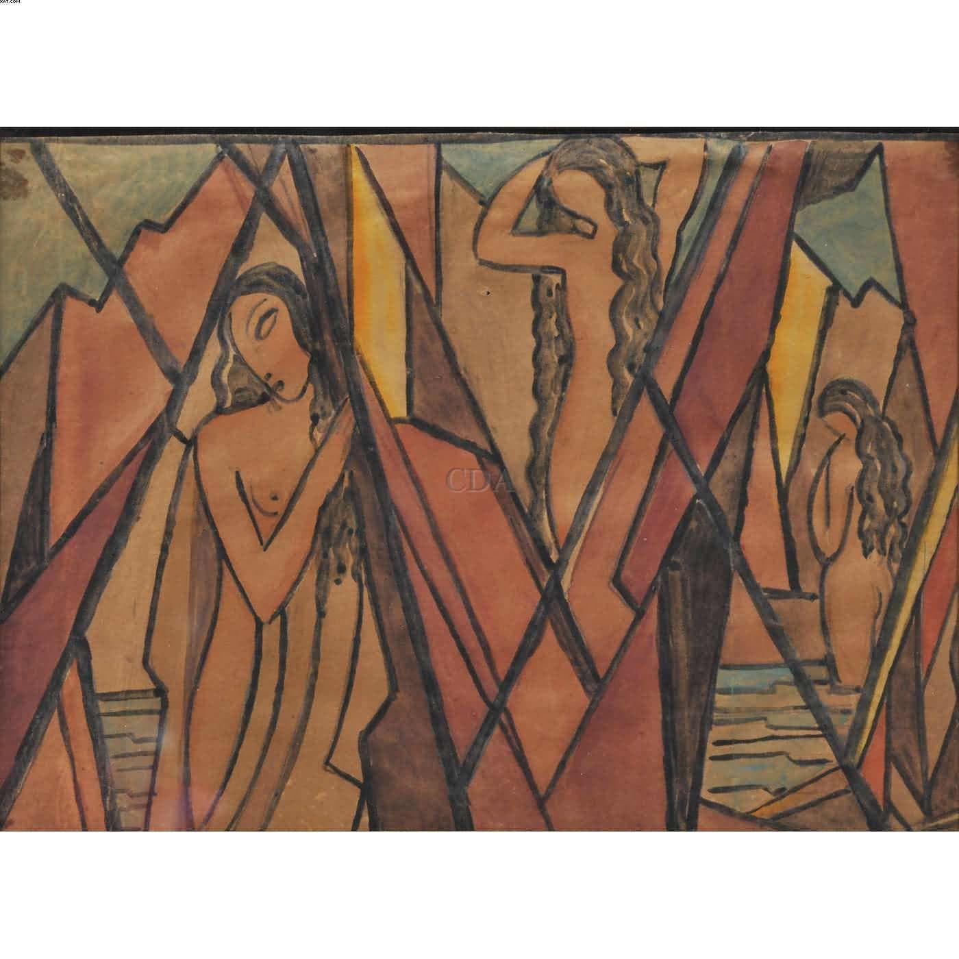 Figuras femininas — Antonio Gonçalves Gomide