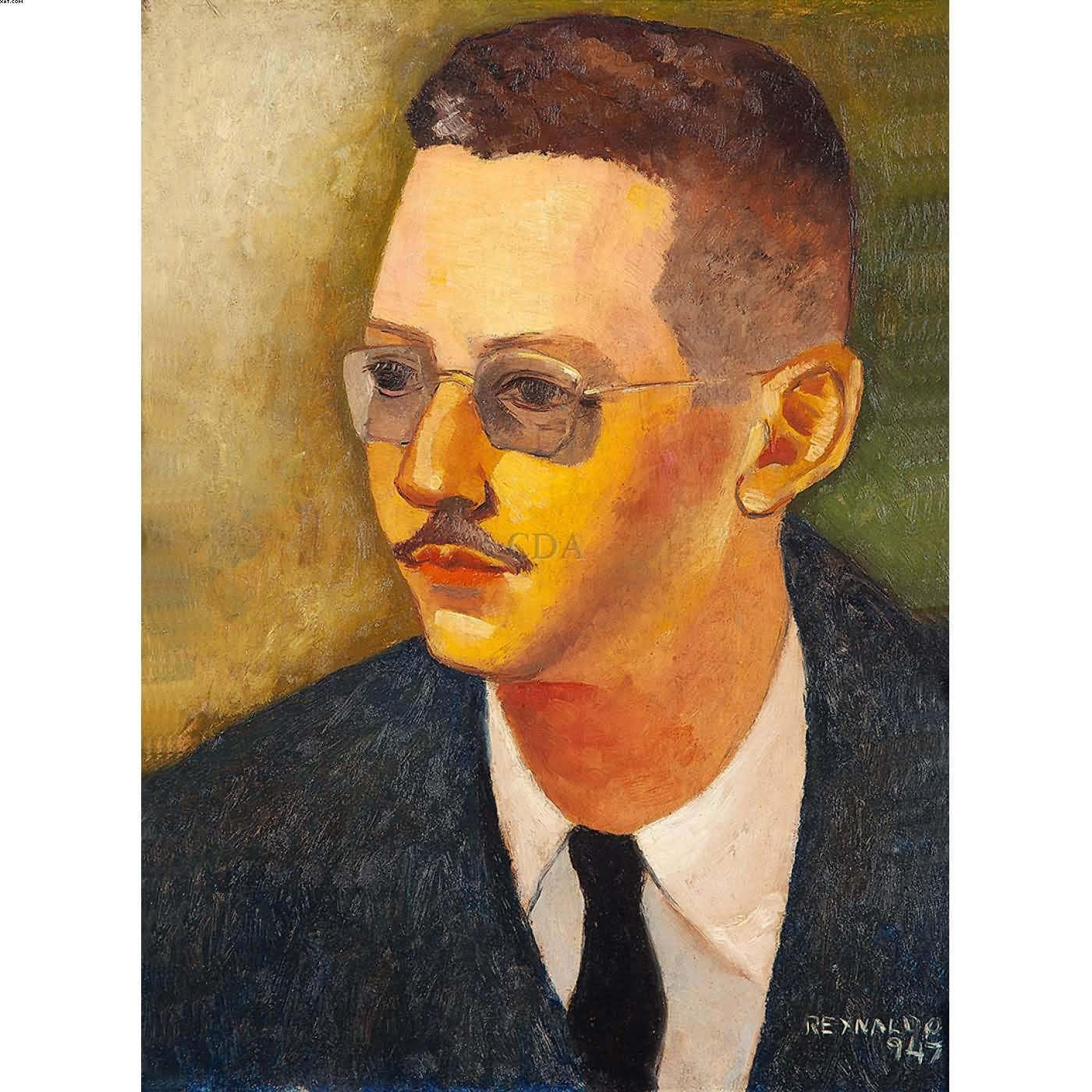 Retrato de José Otávio, amigo pessoal do artista — Reynaldo Fonseca, 1947