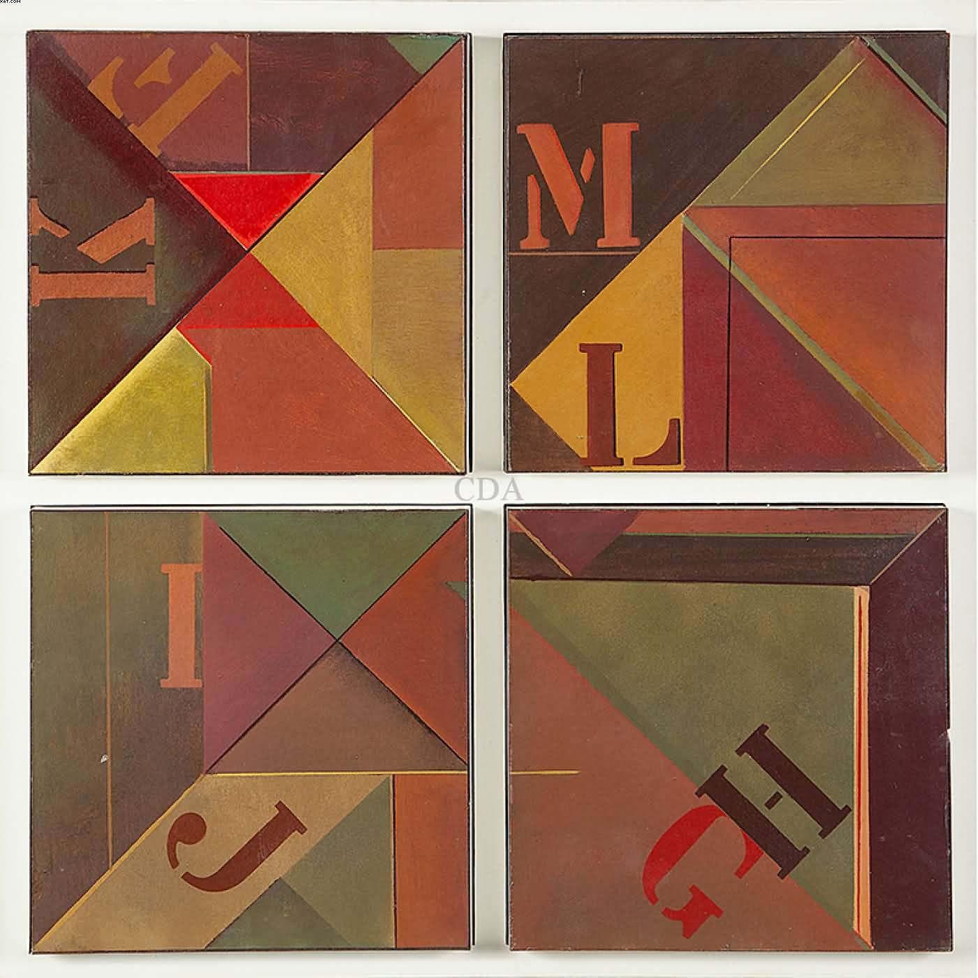 Formas mutantes – Quatro partes — Carlos Scliar, 1974