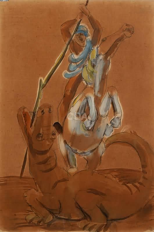 São Jorge e o Dragão — Ernesto de Fiori, 1939