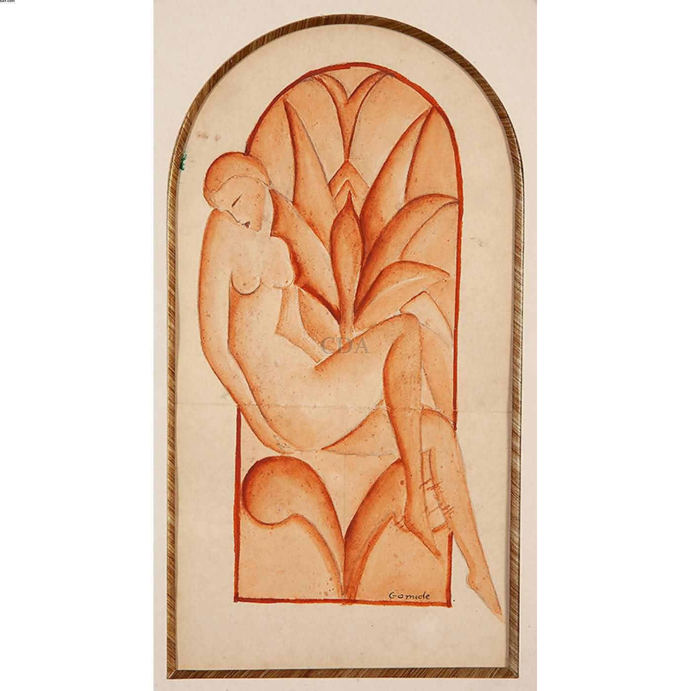 Figura feminina — Antonio Gonçalves Gomide